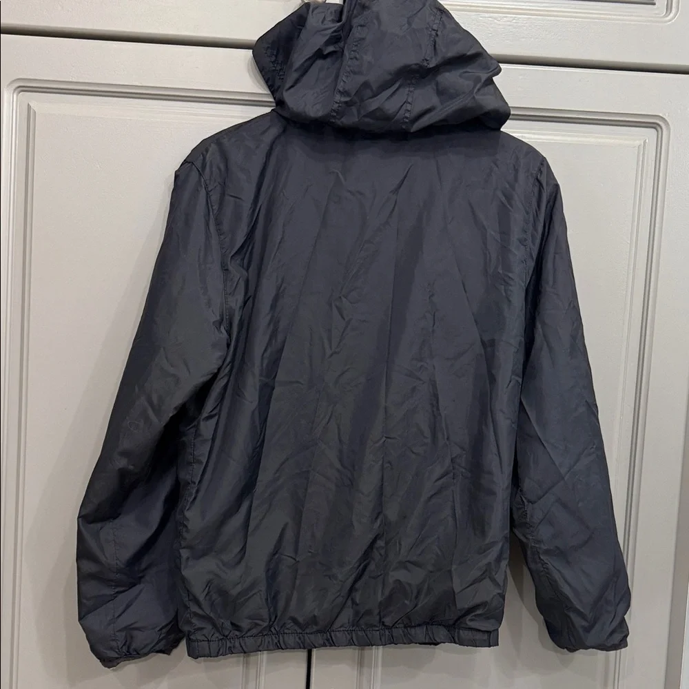 Hurley Black wind breaker Jacket with Multicolor Logo - Picture 5 of 11